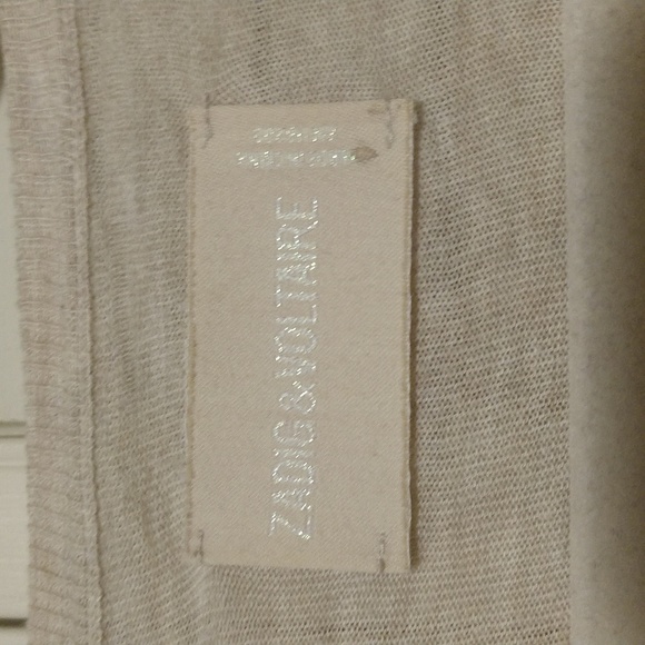 Zadig & Voltaire Rigby Cov Cream Tan V-Neck Sweater - Picture 4 of 10